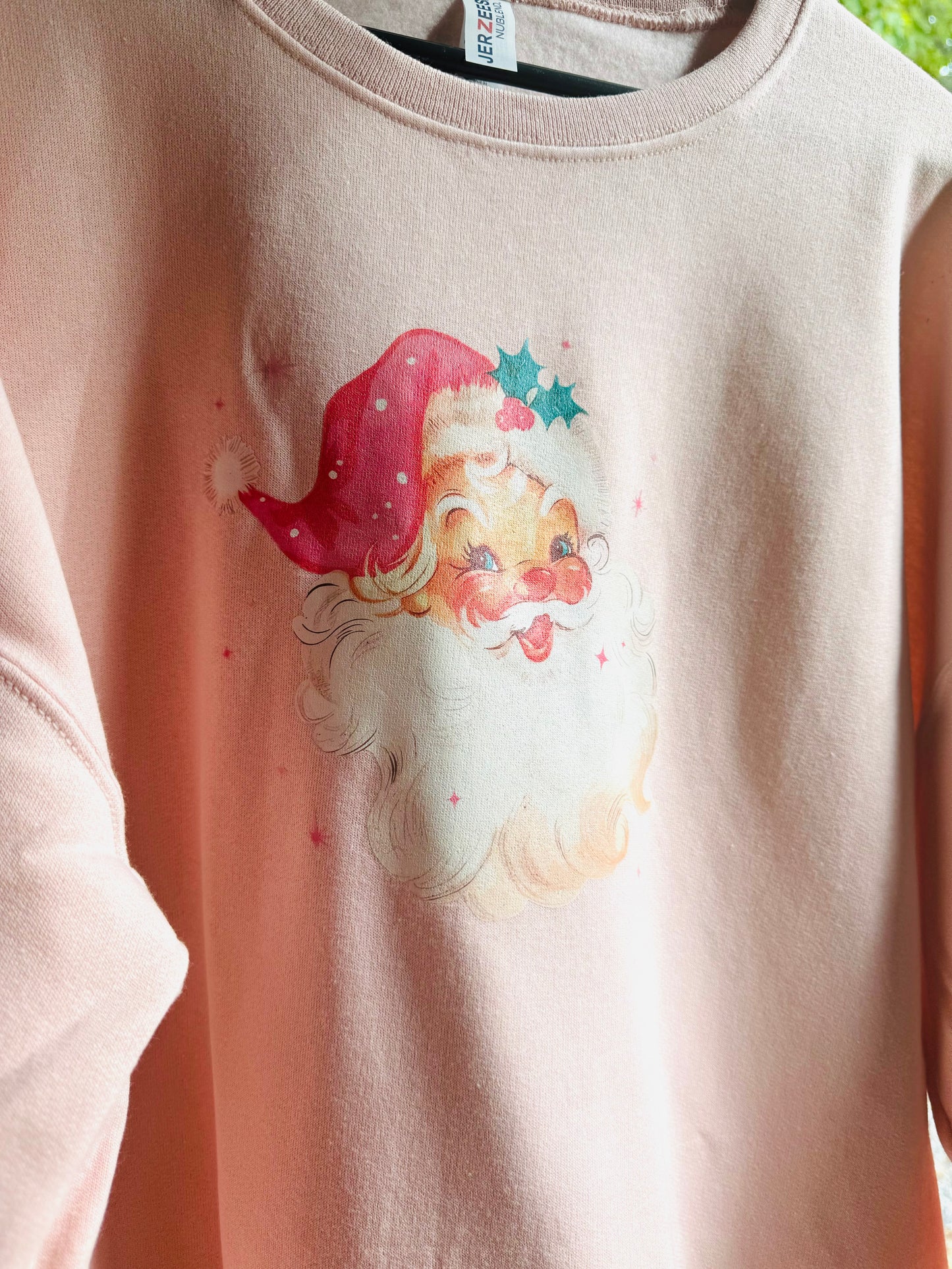 Blush Santa Pullover