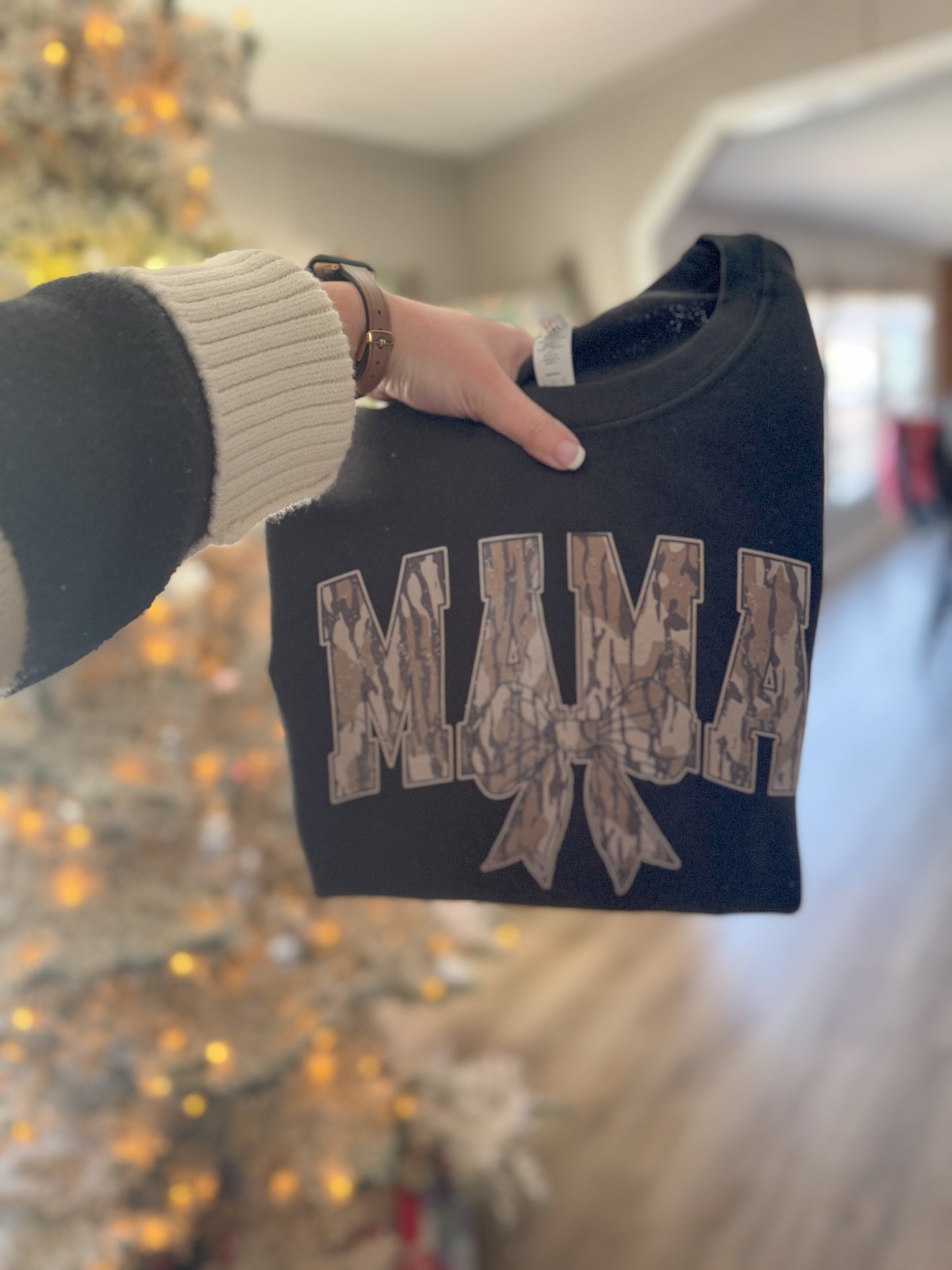 Camo Mama Crewneck